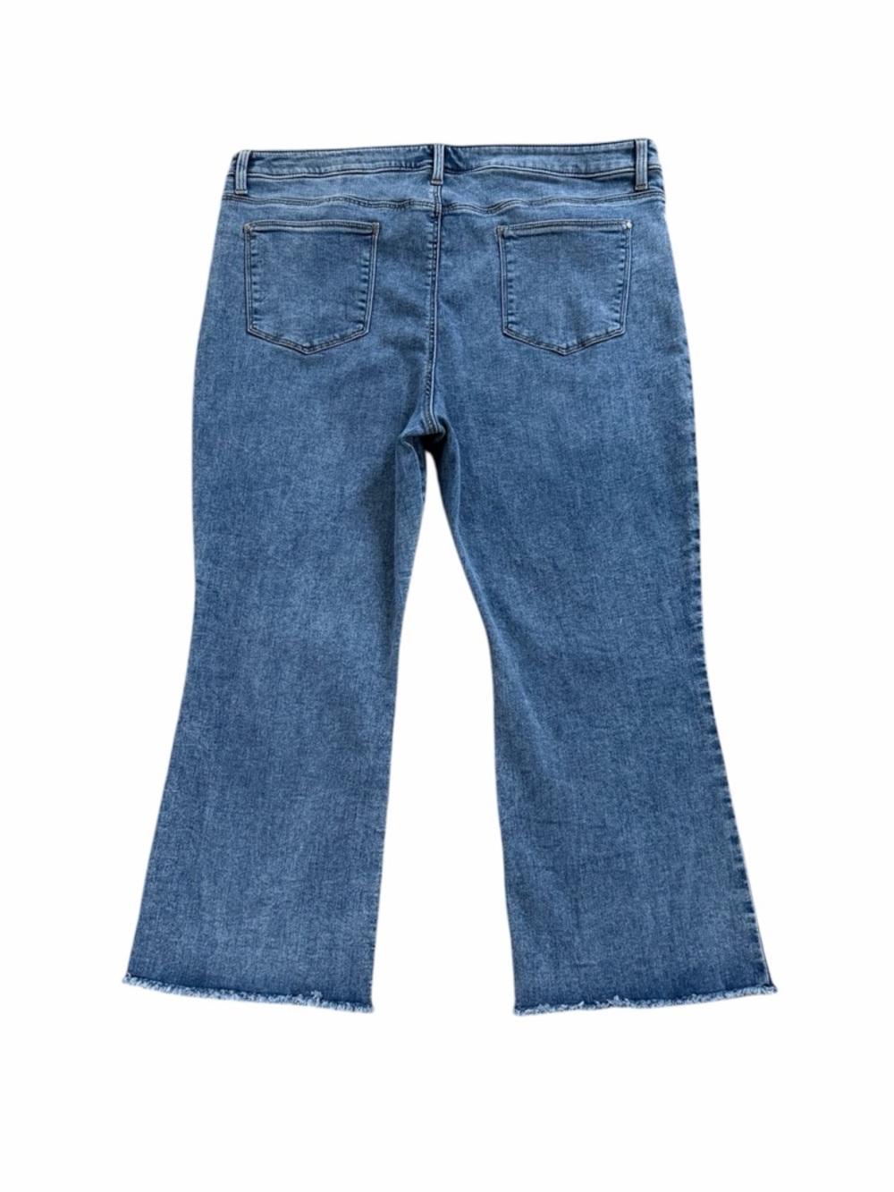 Chico's Perfect Stretch Girlfriend Flare Ankle Jeans Size18 (3.5 Chico's Sizing) - Picture 7 of 12